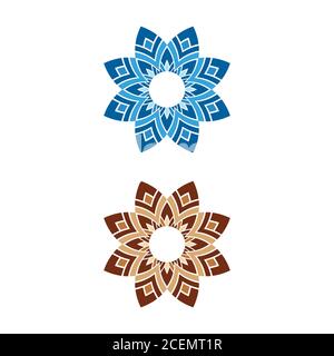 Motif circulaire en forme de mandala pour Henna, Mehndi, tatouage, décoration. Décoration décorative Illustration de Vecteur