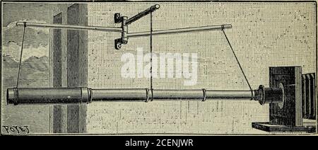 . Passe-temps photographiques : une série d'expériences intéressantes pour les amateurs pour obtenir des effets nouveaux et curieux à l'aide de la caméra. spitede ceci, il est probable que cet apparatusmai être d'un service considérable à des fins vérifiables, puisque les photographies obtaineavec elle révèlent de nombreux objets et détails tout à fait invisibles à l'oeil non assisté. E. Mathieu, un autre amateur français, procède de la même manière. Post-focalisation l'appareil photographique porte le télescope près de l'objectif de la caméra, et le combine avec la laterailleurs en l'enroulant autour d'un tissu noir. Figure Banque D'Images