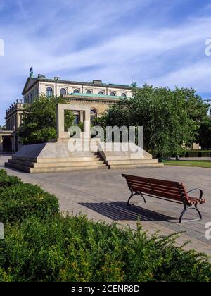 Hoholocauste-Mahnmal am Opernplatz à Hanovre, Niedersachsen, Allemagne, Europa Shoah-Memorial à l'Opéra de Hanovre, Basse-Saxe, Allemagne, Banque D'Images