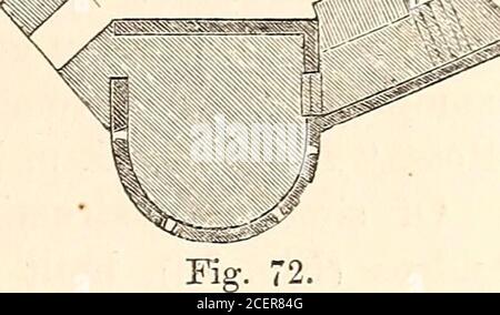 . La vie des Grecs et des Romains. Figure 71.case d'une attaque, TOUR À MESSENE. t&gt;7 de construction similaire sont les tours trouvés sur les murs de Messene, à la fois comme une protection et un ornement. Une tour ronde, entre autres, se tient là où les murs ^se rencontrent à un angle obtus (voir le planFig. 72, échelle = 10 mètres, et vue, fig. 73) ; une autre tour, en bonne conservation, illustre le genre d'en-transe depuis le haut du mur; Fig.74 (échelle = 9 mètres) donne une vue latérale de celui-ci. Les pierres sont placées les unes sur les autres en couches, mais les joints sont principalement obliques et irréguliers; l'ancien ar Banque D'Images