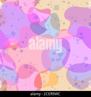 Forme liquide géométrique moderne et plate, abstraite, qui forme un motif sans couture. Arrière-plan texturé minimaliste tendance avec des formes futuristes de couleur. Température de conception du couvercle Banque D'Images