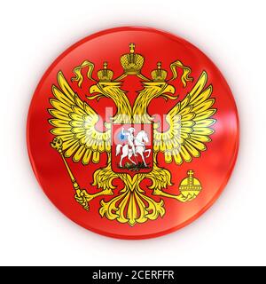 Blason russe - badge Banque D'Images