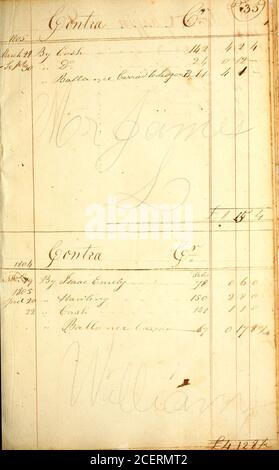 . Ledgers, Bleakley & Montgomery, Elizabethtown, Ky. 7. Banque D'Images