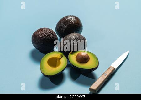 Savoureux avocats mexicains frais Banque D'Images