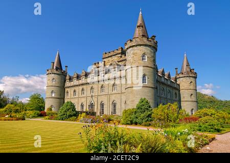 Château d'Inveraray, Inveraray, Argyll, Écosse. Banque D'Images