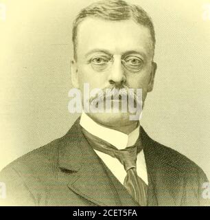 . Les hommes éminents et progressistes de l'État de New York;. les propriétaires de la ville de Fairfield. Son parLorenzo Hall et Mary Jane Hubbell Hall, habitèrent d'abord à Brport, Connecticut, puis partirent à Akron, Ohio. Frank Lorenzo Hall est né d'une telle ascendance, à Bridgeport, Connecticut, le 4,1850 juillet. À l'âge de la syée, il a été emmené à Akron, Ohio, et a été prépaucollege à l'école Harcourt, Oambier, Ohio. Dans la fa1867, il est entré au Kenyon College, prenant et gardant sa plathe à la tête de la classe des jeunes. L'année suivante, il entra dans la classe ifreshman, et fut dûment diplômé, avec la degrtA. Banque D'Images