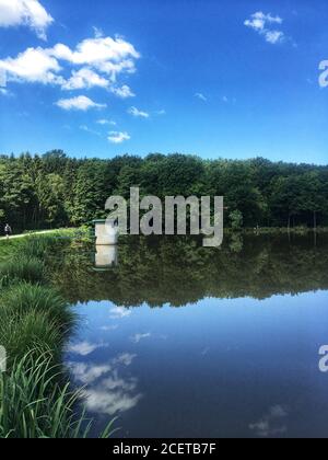 Lac de Bukovnisko, Prekmurje Banque D'Images