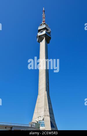 La tour Avala, Belgrade, Serbie Banque D'Images