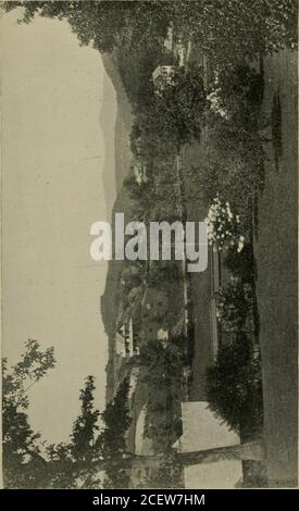 . Maisons d'été parmi les montagnes sur le chemin de fer de la Nouvelle-Angleterre centrale ... s larges, ombragées vérandas, et commande des vues sur les paysages charmants. Voitures électriques toutes les trente minutes pour Highland Lake, une belle feuille d'eau de six miles de long. Bon canotage et pêche, bosquets ombragés: Pas de mos-quitoes. Rollin D. Wilson—trois kilomètres. 6 $ par semaine. Wyndover Farm—5 kilomètres. Conditions, 6 $ par semaine. Mme S. A. Moses—800 M. Adultes. &lt;p5. George F. Smith—400 mètres. 5 $ et plus. P. Bowman—sept milles. 6 $ par semaine. Howard Smith—Bureau de poste de Colebrook. Cinq miies. Mme Joseph F. Wooster—West Goshen. Adulte Banque D'Images