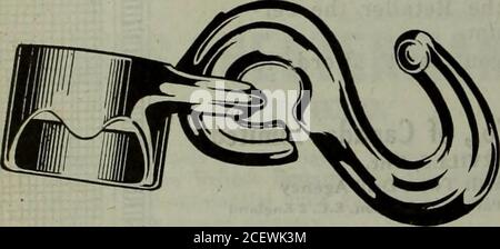 . Marchandisage du matériel mars-juin 1919. N° 7323 clé 15-16 écrou d'essieu, 1%écrou d'assemblage, 8y2 de long. MEILLEUR MALLÉABLE ^ PRODUITS EN FONTE notre objectif a toujours été de fabriquer les meilleurs produits en fonte et en fonte malléable. La demande populaire pour nos produits à ce jour est une indication de la réputation de haute qualité que nous avons atteinte. Pour le revendeur progressif de matériel à la recherche de plus d'affaires avec plus de profits, nous proposons les lignes illustrées ici. Les prix et les informations complètes seront fournis sur demande. Écrire au jour. International malléable Iron Company, Limited Guelph (Ontario), Canada Whiff Banque D'Images
