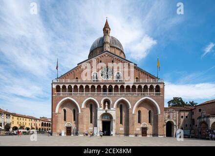 Padoue, basilique de la Wallfahrtskirche di Sant’Antonio, Basilika des Heiligen Antonius, Westfassade Banque D'Images