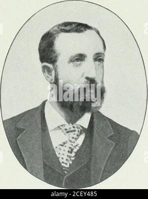 . Le pittoresque New London et ses environs : Grofton, Mystic, Montville, Waterford, au début du XXe siècle. président il est énergique; ce qu'il dit carriesle poids de la conviction honorable. Il a été des affaires inpolitiques éminentes pendant des années de service, et a été élu torepresent son dé-trict dans le StateSenate, mais en ayant une irrégularité dans le décompte n'a pas pris son siège. En 18.HJ il a été un Electoron présidentiel le Democraticticket. Ses avocats sont situés dans le bâtiment Neptune, rue State. La profession de dentisterie est bien et de façon satisfaisante réjationnée dans le New Lon-don. Wallace B. Banque D'Images