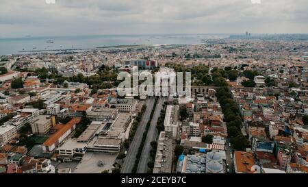 İstanbul tir de drone Banque D'Images