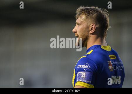 Matt Davies de Warrington Wolves Banque D'Images