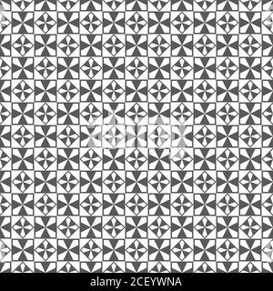 Motif vectoriel sans couture. Petit arrière-plan abstrait texturé. Texture géométrique classique simple avec des croix répétées, des triangles, des rhombus. De Illustration de Vecteur