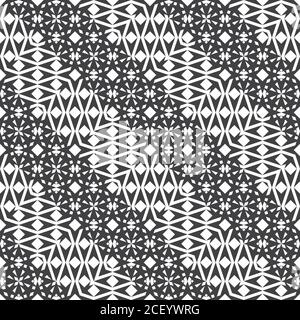 Motif sans couture. Texture géométrique moderne et élégante. Répétition régulière de formes polygonales courbes avec des losange, des triangles. Élément vectoriel du graphique Illustration de Vecteur