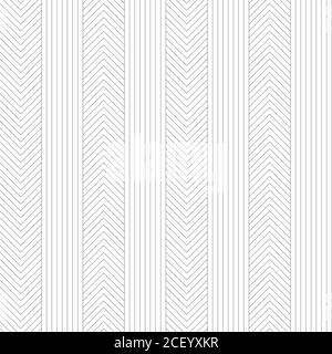 Motif vectoriel sans couture. Texture moderne et élégante. Ornement géométrique répété régulièrement avec des lignes fines de coin, des lignes fines verticales. Linéaire tendance a Illustration de Vecteur