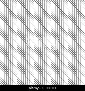 Motif sans couture. Texture moderne et élégante. Ornement géométrique répété régulièrement avec lignes verticales croisées et diagonales fines. Abstra linéaire tendance Illustration de Vecteur