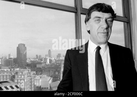 Eric Bolton - HM Inspecteur en chef des écoles, Elizabeth House, Waterloo. Londres. 05 décembre 1989. Photo: Neil Turner Banque D'Images