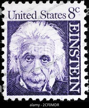 Timbre-poste des États-Unis délivré en l'honneur d'Albert Einstein Banque D'Images