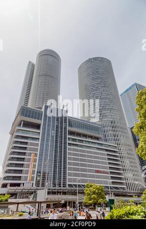 Nagoya, Japon - 08 mai 2016 :JR Central Towers, Nagoya, Aichi, Japon Banque D'Images