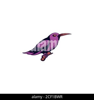 Illustration du modèle de conception à vecteur oiseau Illustration de Vecteur