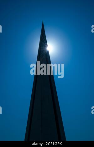 Mémorial du génocide de Tsitsernakaberd, complexe commémoratif arménien du génocide, ville d'Erevan, Arménie, Moyen-Orient Banque D'Images