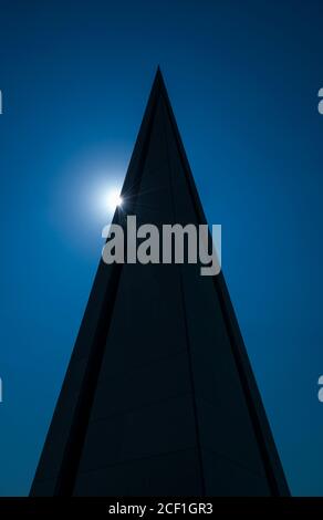 Mémorial du génocide de Tsitsernakaberd, complexe commémoratif arménien du génocide, ville d'Erevan, Arménie, Moyen-Orient Banque D'Images