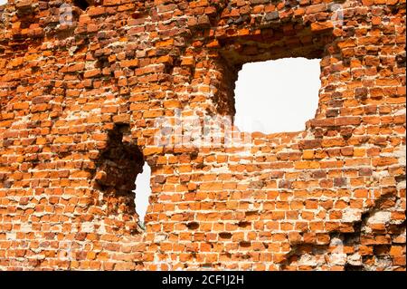 Ruines du château de Szubin (Pologne) Banque D'Images