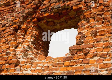 Ruines du château de Szubin (Pologne) Banque D'Images