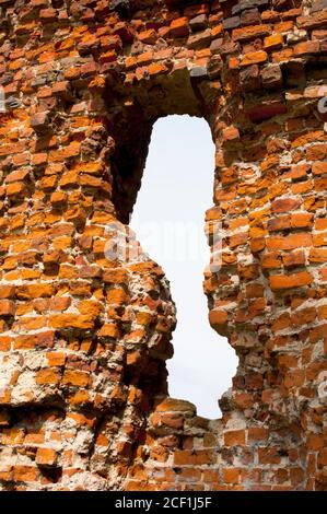 Ruines du château de Szubin (Pologne) Banque D'Images