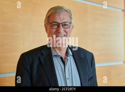 Potsdam, Allemagne. 03ème septembre 2020. Bernd Riexinger (Die Linke) est sur le point de commencer la réunion à huis clos à l'hôtel de congrès de Potsdam. Credit: Annette Riedl/dpa/Alay Live News Banque D'Images