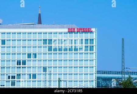 HAMBOURG, ALLEMAGNE - 11 août 2020 : HAMBOURG, ALLEMAGNE 11 août 2020. La maison d'édition Spiegel à Hambourg. Banque D'Images