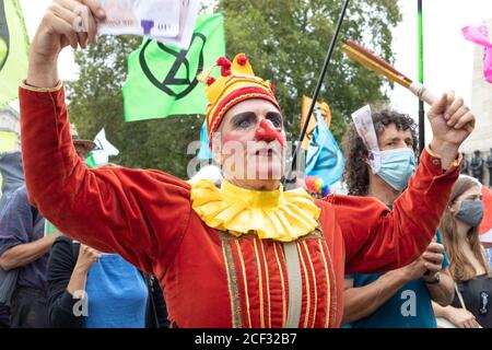 Londres - 3 septembre 2020 - démonstration de la rébellion d'extinction - photographe : Brian Duffy Banque D'Images