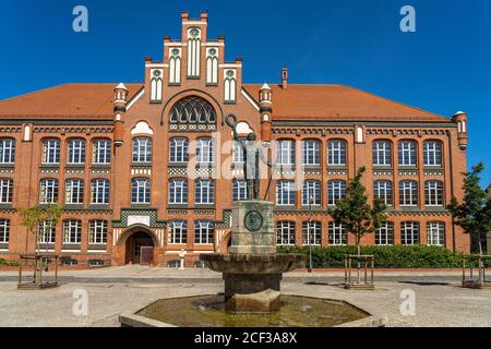 Jahn-Schule à Wittenberge, Brandebourg, Allemagne | Jahn School à Wittenberge, Brandebourg, Allemagne Brandebourg Banque D'Images