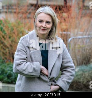 Liz Truss, député, Elizabeth Truss, politicien du Parti conservateur britannique, secrétaire en chef au Trésor et plus tard secrétaire d'État à International T. Banque D'Images