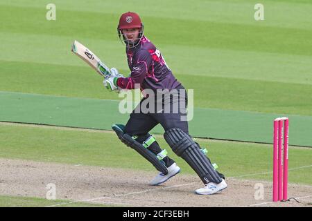 Edgbaston, Royaume-Uni. 03ème septembre 2020. EDGBASTON, ANGLETERRE. SEPTEMBRE 03 2020: Steven Davies, de Somerset, joue un tir pendant le Vitoria Blast T20 Worcestershire Rapids contre le match de cricket Somerset au terrain de cricket d'Edgbaston, Birmingham, Angleterre. Le 3 septembre 2020 (photo de Mitchell Gunn/ESPA-Images) crédit: European Sports photo Agency/Alay Live News Banque D'Images