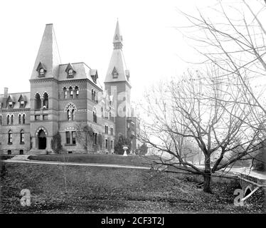 Sage Hall, Cornell University, Ithaca, New York, Etats-Unis, Detroit Publishing Company, 1900 Banque D'Images