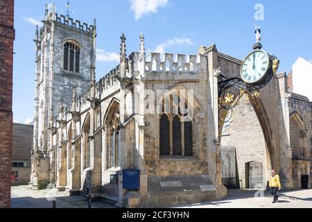 Église Saint-Martin-le-Grand du XIe siècle, , Coney Street, York, North Yorkshire, Angleterre, Royaume-Uni Banque D'Images