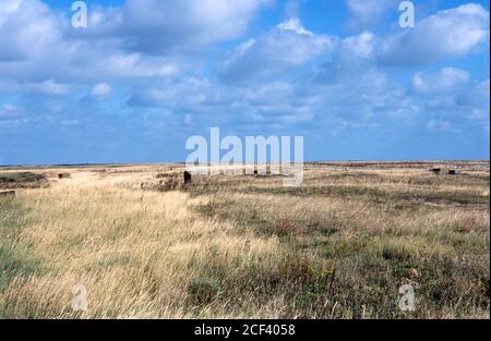 Ancien Centre de recherche sur les armes atomiques, Orfordness, Suffolk, Royaume-Uni. Banque D'Images