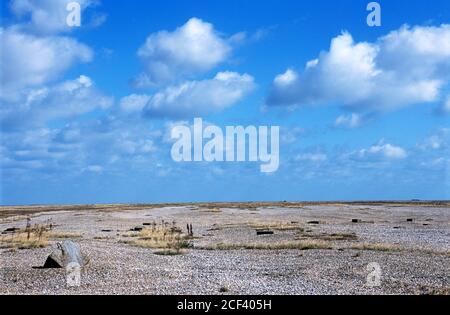 Ancien Centre de recherche sur les armes atomiques, Orfordness, Suffolk, Royaume-Uni. Banque D'Images