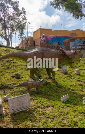 Parque Cretácico près de sucre, sucre, capitale constitutionnelle de la Bolivie, capitale du département de Chuquisaca, Bolivie, Amérique latine Banque D'Images