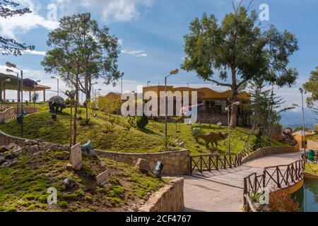 Parque Cretácico près de sucre, sucre, capitale constitutionnelle de la Bolivie, capitale du département de Chuquisaca, Bolivie, Amérique latine Banque D'Images