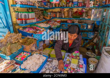 Marché agricole du Mercado Campesinoso, sucre, capitale constitutionnelle de la Bolivie, capitale du département de Chuquisaca, Bolivie, Amérique latine Banque D'Images