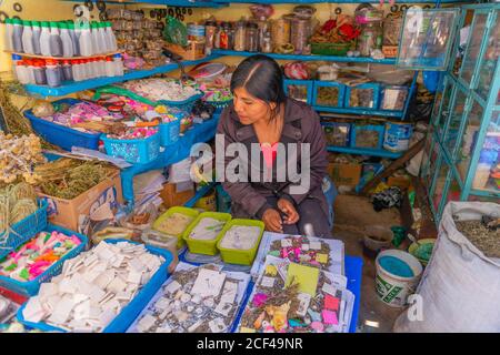 Marché agricole du Mercado Campesinoso, sucre, capitale constitutionnelle de la Bolivie, capitale du département de Chuquisaca, Bolivie, Amérique latine Banque D'Images