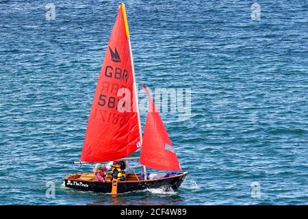 Club Dinghy Racing, East Lothian Yacht Club, North Berwick Banque D'Images