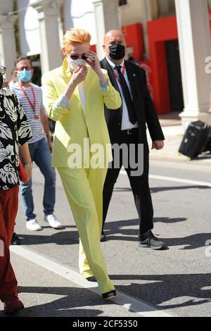 Venise, Latium, ITALIE. 3 septembre 2020. 02/09/2020 Venise, 77e Festival International du film de Venise, en photo: Tilda Swinton crédit: Fabio Sasso/ZUMA Wire/Alay Live News Banque D'Images