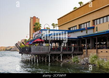 Laughlin, 22 AOÛT 2020 - vue extérieure du restaurant Bubba Gump Banque D'Images