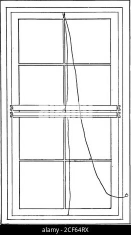 . L'éclairage des salles d'école; un manuel pour les conseils scolaires, les architectes, les surintendants et les enseignants. Être obtenu par l'utilisation des stores vénitiens avec n'importe quel autre écran pour le soleil, et exiger l'utilisation là où il y a difficulté. Leur consommation, ainsi qu'une tendance à recueillir de la poussière et à se retirer outre-puissance, excluront l'utilisation générale qu'ils pourraient autrement avoir. Je ne sais pas de succès à l'intérieur aveuglés adaptés aux utilisations scolaires. Des obstructions imprévues.—UNE école a peut-être été construite sans évasion-feu. Plus tard, ils sont putronés et, par conséquent, une grande fraction de la lumière est coupée de s. Banque D'Images