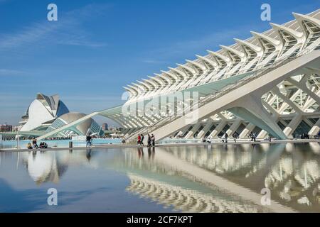 Valence est une ville en Espagne Banque D'Images